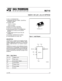 Datasheet M27128AF6 производства STMicroelectronics